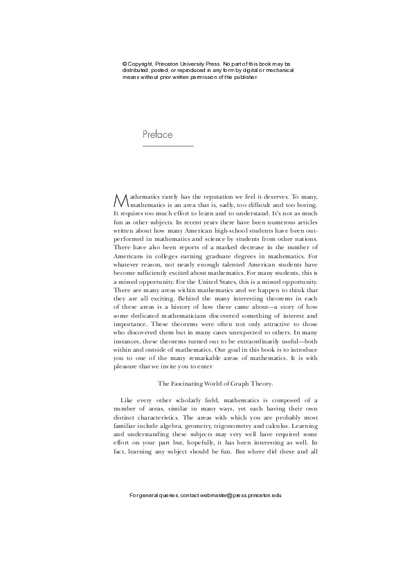 (PDF) The Fascinating World of Graph Theory