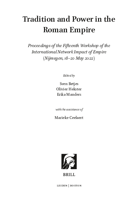 (PDF) The role of tradition for the negotiation and legitimisation of ...