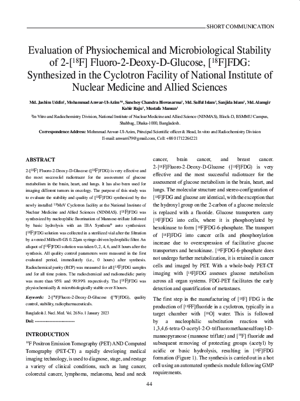 (PDF) Evaluation of Physiochemical and Microbiological Stability of 2 ...