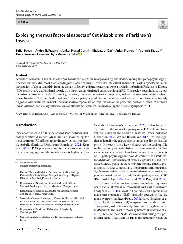 (PDF) Exploring the multifactorial aspects of Gut Microbiome in ...
