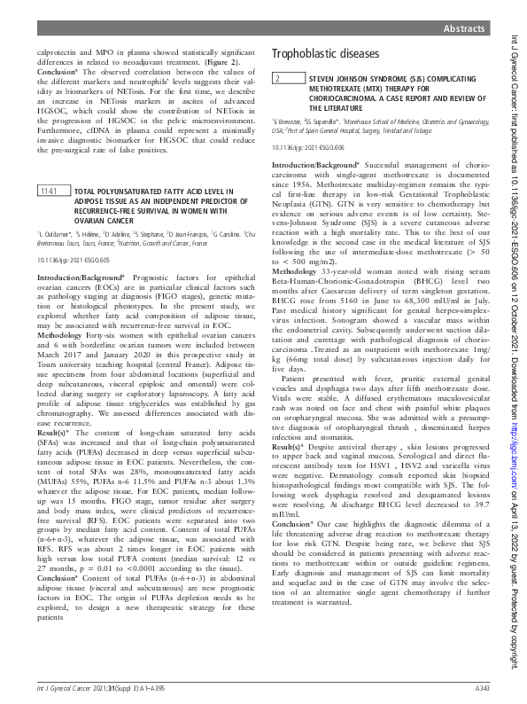 (PDF) 2 Steven johnson syndrome (SJS) complicating methotrexate (MTX ...