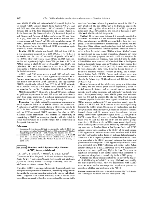 (PDF) P.7.a.015 Attention deficit hyperactivity disorder (ADHD) in ...