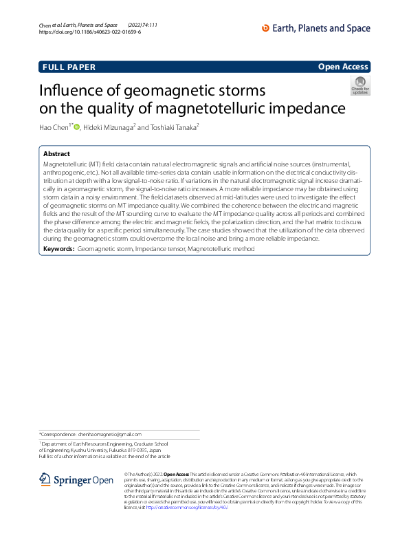 (PDF) The influence of geomagnetic storms on the quality of ...