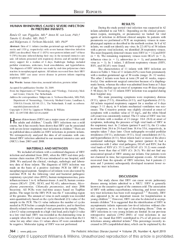 (PDF) Clinical Performance of a Rapid Influenza Test and Comparison of ...