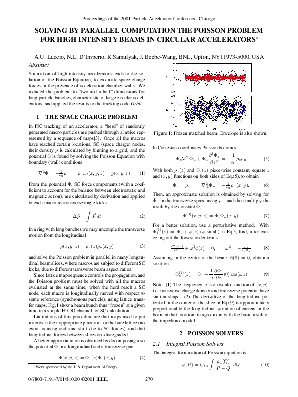 (PDF) Solving by parallel computation the poisson problem for high ...