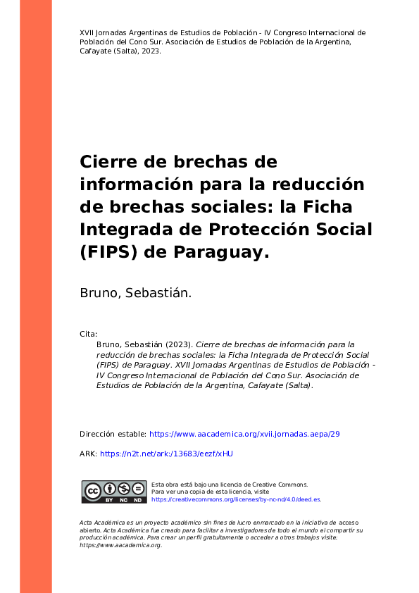 (PDF) Cierre de brechas de información para la reducción de brechas ...