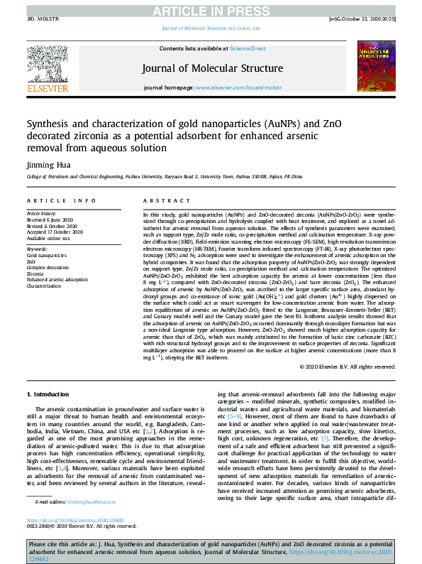 (PDF) Synthesis and characterization of gold nanoparticle aggregates as ...