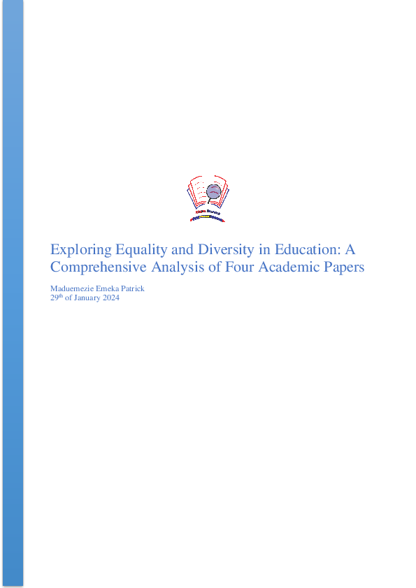 (PDF) Exploring Equality and Diversity in Education: A Comprehensive ...