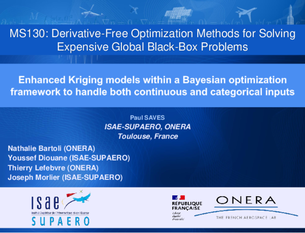 (PDF) Enhanced Kriging models within a Bayesian optimization framework ...