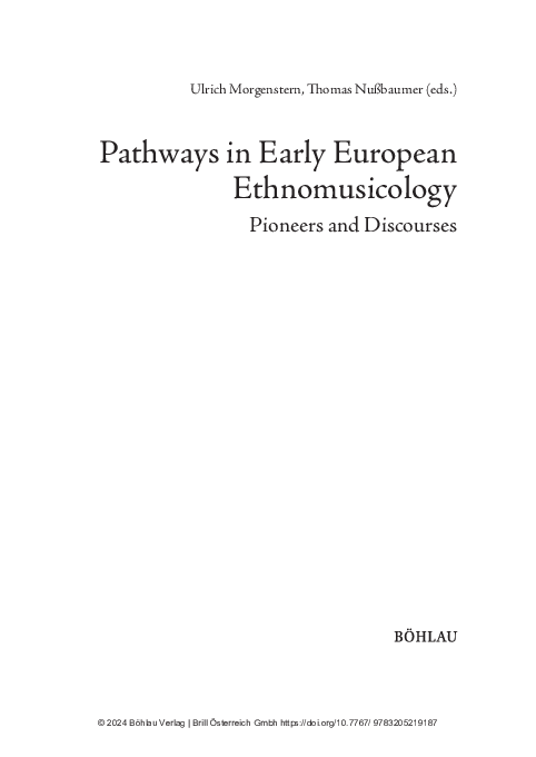 PDF) Folk Song Discourses in 19th-Century Austria: Politics &amp; Culture