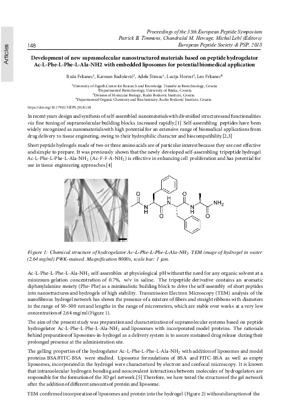 (PDF) Development of new supramolecular nanostructuredmaterials based ...