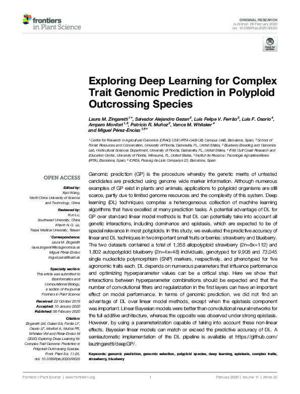 (PDF) Exploring Deep Learning for Complex Trait Genomic Prediction in ...