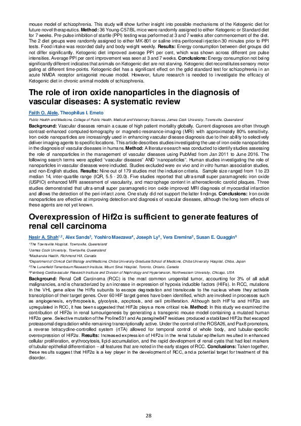 (PDF) The role of iron oxide nanoparticles in the diagnosis of vascular ...