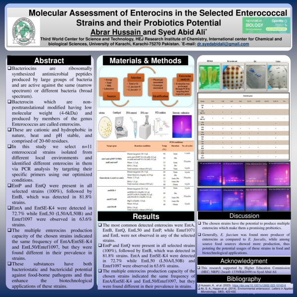 (PDF) The molecular assessment of enterocins in the selected ...