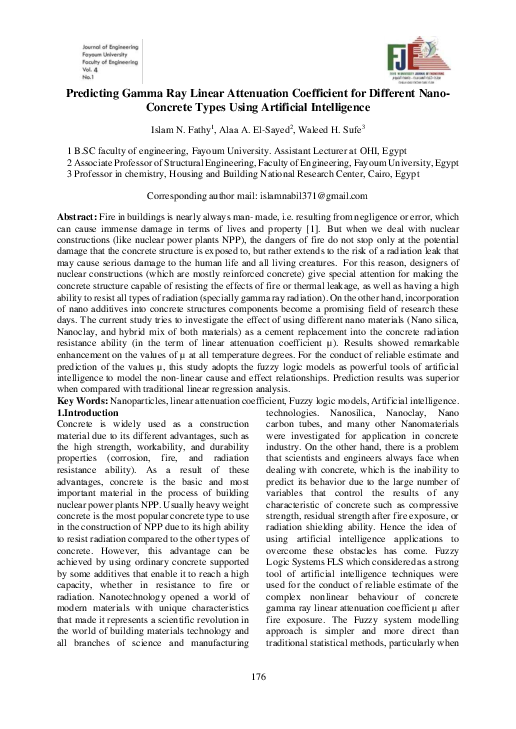 (PDF) Predicting Gamma Ray Linear Attenuation Coefficient for Different ...