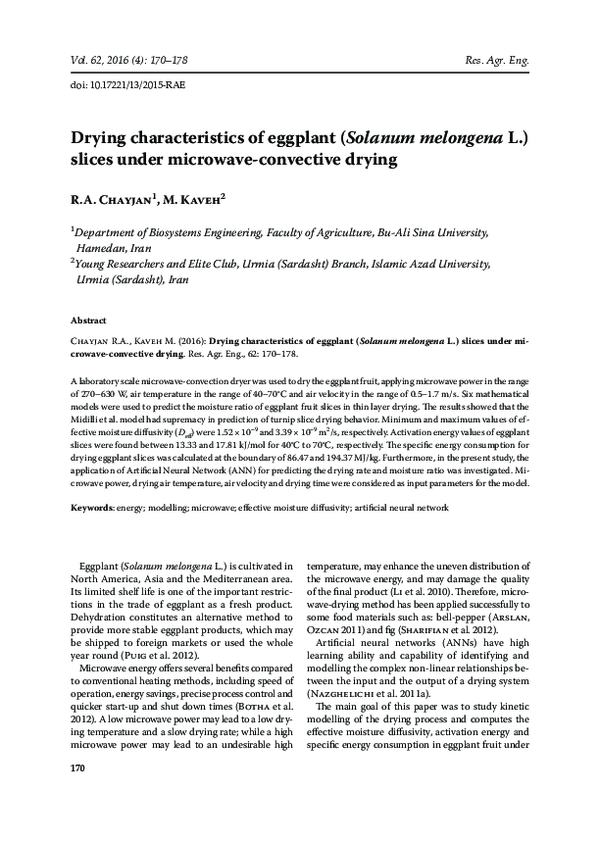 pdf-drying-characteristics-of-eggplant-solanum-melongena-l-slices