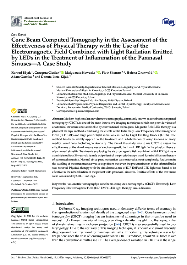 (PDF) Cone Beam Computed Tomography in the Assessment of the ...