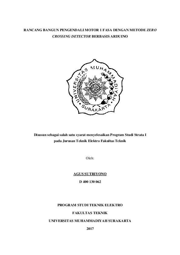 (PDF) Rancang Bangun Pengendali Motor 1 Fasa Dengan Metode Zero ...