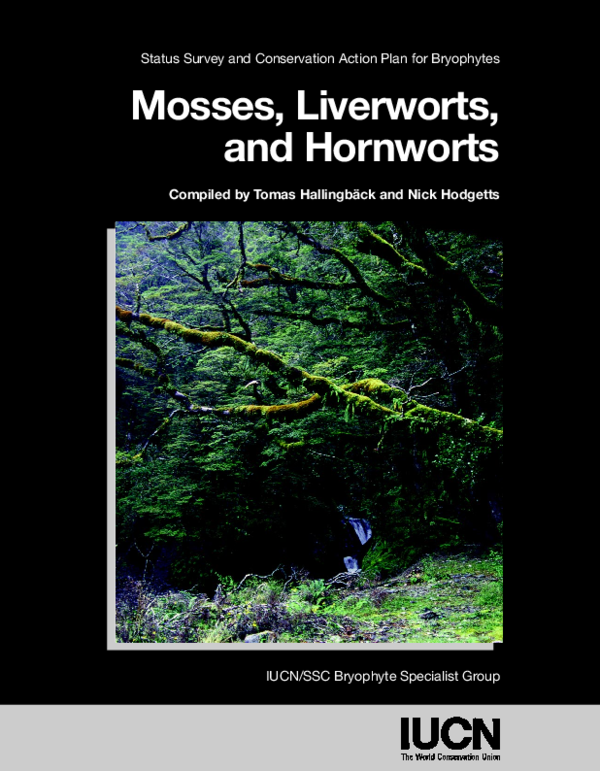 (PDF) Mosses, Liverworts, and Hornworts. Status Survey and Conservation ...