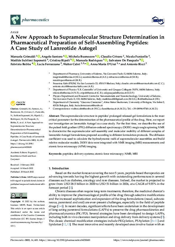 (PDF) A New Approach to Supramolecular Structure Determination in ...