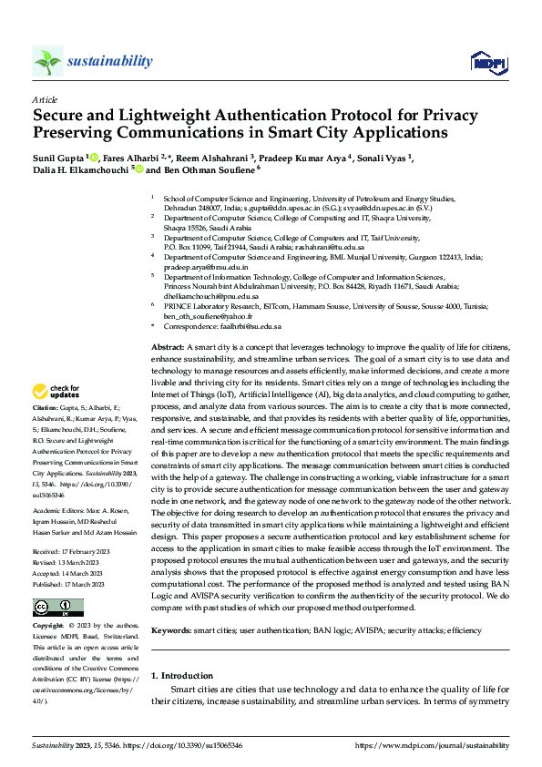 (PDF) Secure and Lightweight Authentication Protocol for Privacy ...