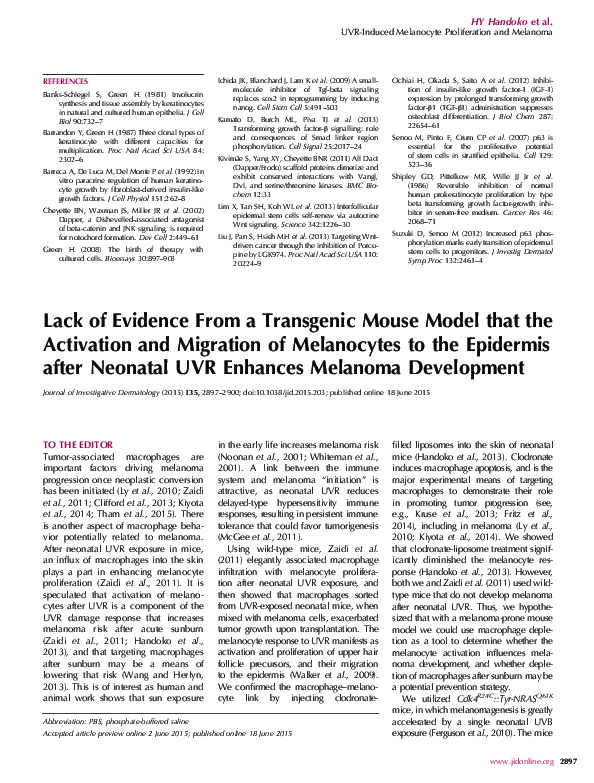 (PDF) Lack of Evidence From a Transgenic Mouse Model that the ...