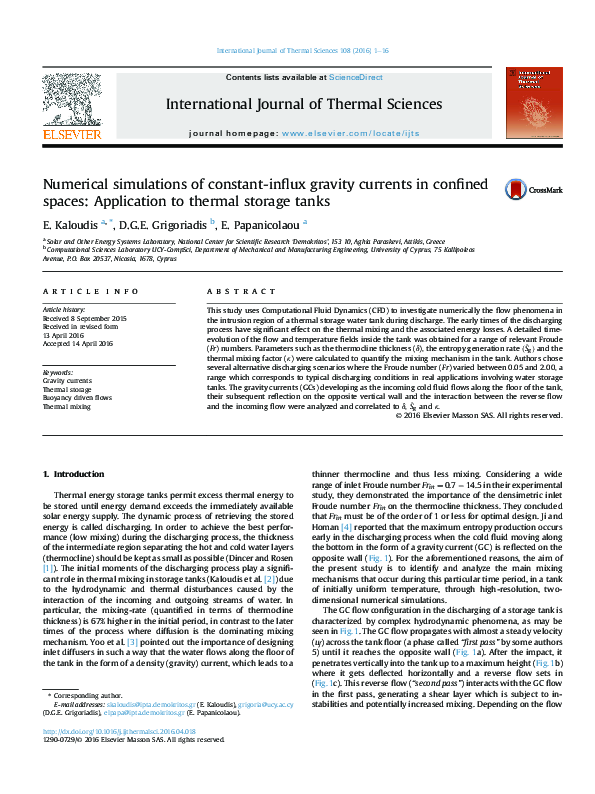 (PDF) Numerical simulations of constant-influx gravity currents in ...
