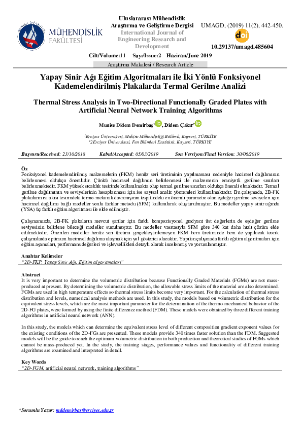 (PDF) Thermal Stress Analysis in Two-Directional Functionally Graded ...