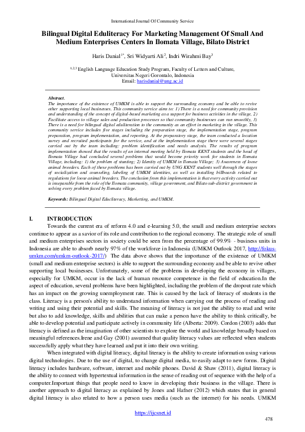 (PDF) Bilingual Digital Eduliteracy for Marketing Management of Small ...