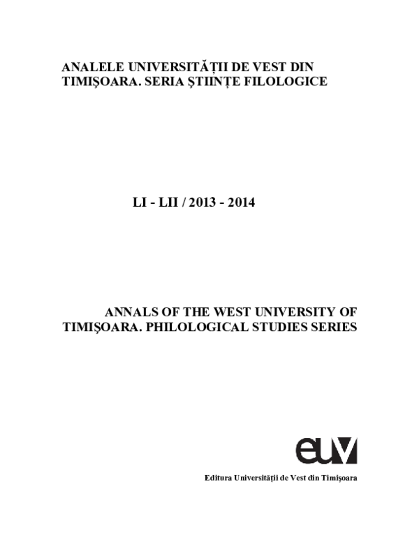 (PDF) Tabellarium sau valoarea sintezei în predarea limbilor străine ...