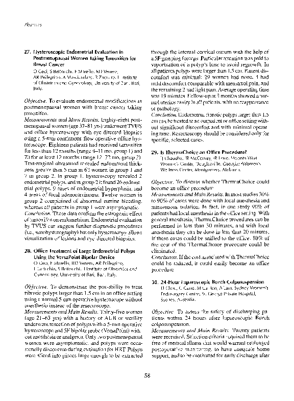 (PDF) Office treatment of large endometrial polyps using the versaPoint ...