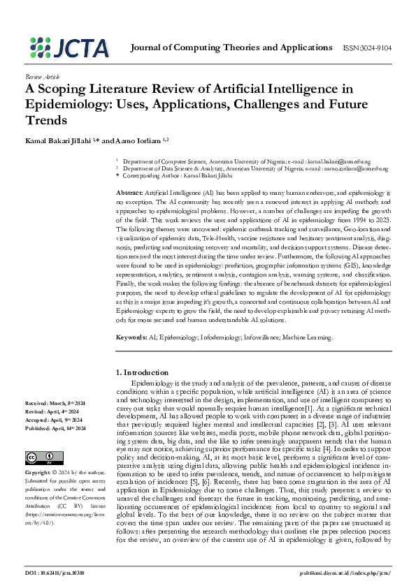 (PDF) A Scoping Literature Review of Artificial Intelligence in ...