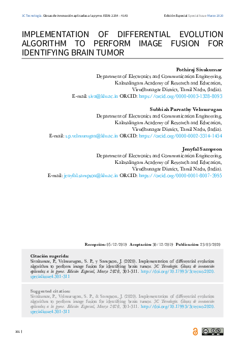 (PDF) Implementation of differential evolution algorithm to perform ...
