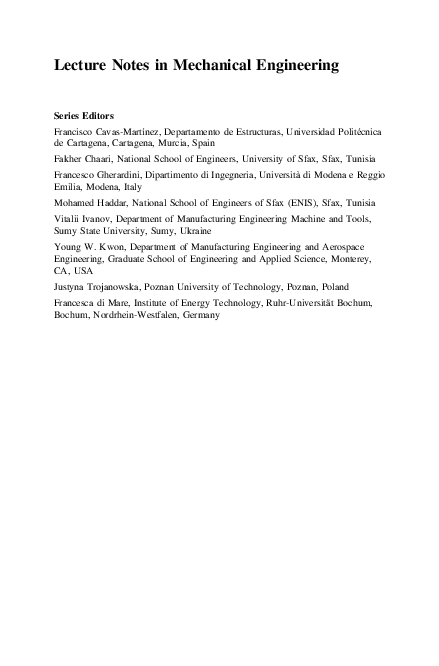 (PDF) Advances in Materials Processing and Manufacturing Applications