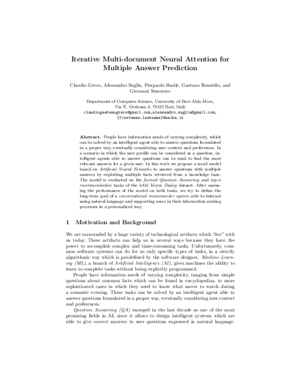 (PDF) Iterative Multi-document Neural Attention for Multiple Answer ...