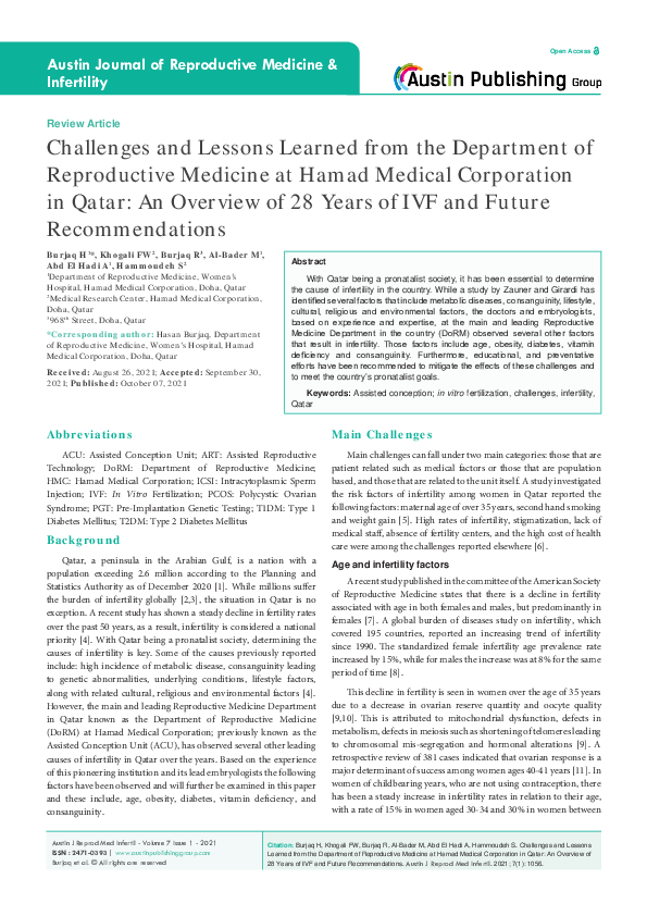 (PDF) Challenges and Lessons Learned from the Department of ...