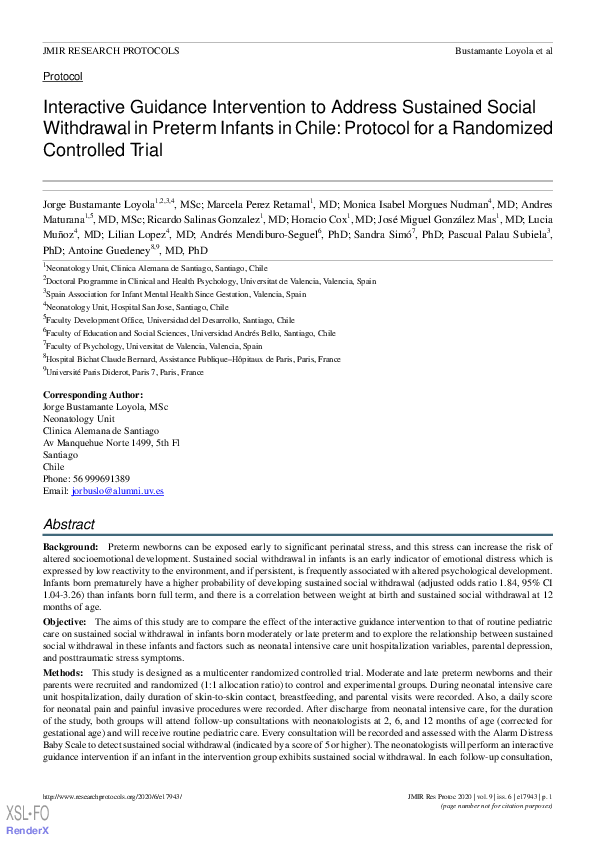 (PDF) Interactive Guidance Intervention to Address Sustained Social ...