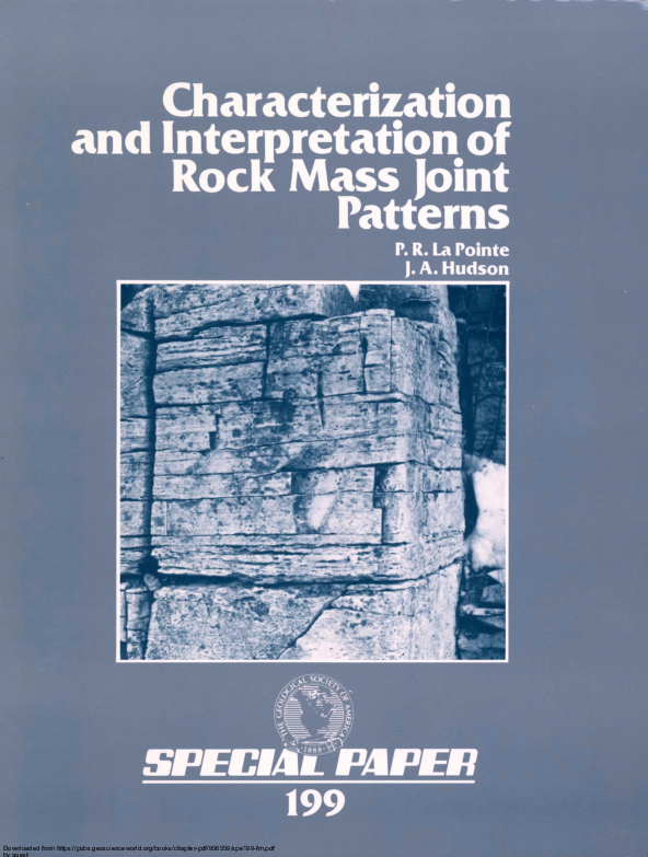 (PDF) Characterization and interpretation of rock mass joint patterns
