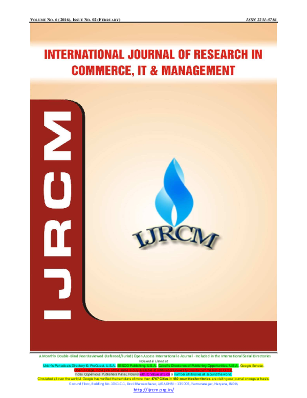 (PDF) An Empirical Approach to Inventory Cost Reduction | R. Jayaraman