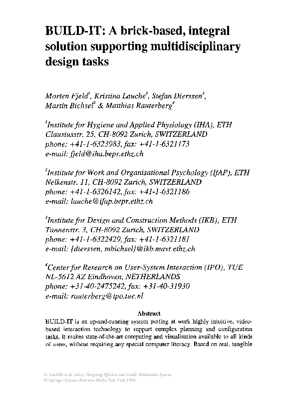 (PDF) BUILD-IT: A brick-based, integral solution supporting ...