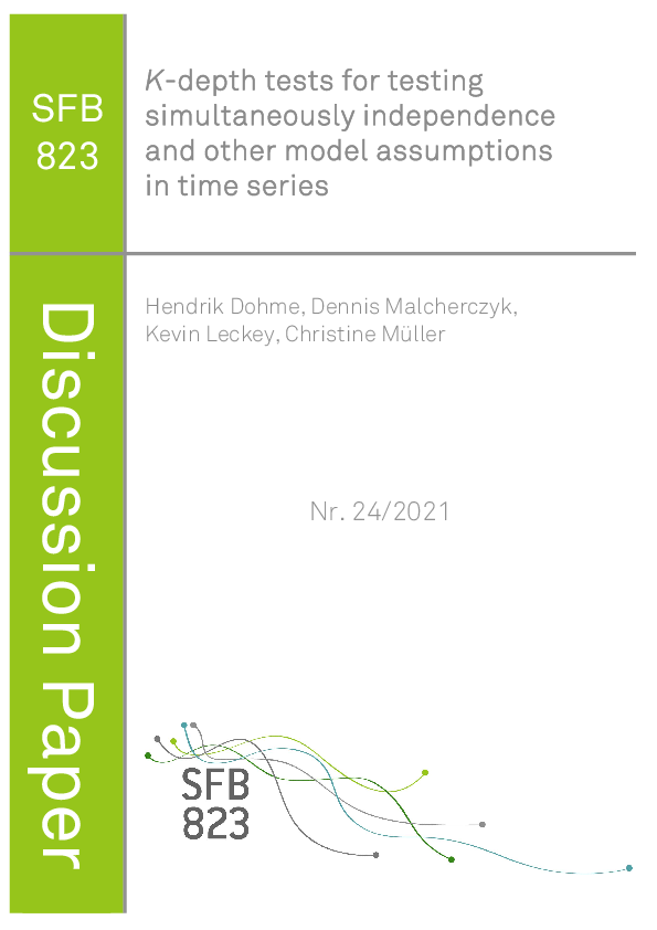 (PDF) K-depth tests for testing simultaneously independence and other ...