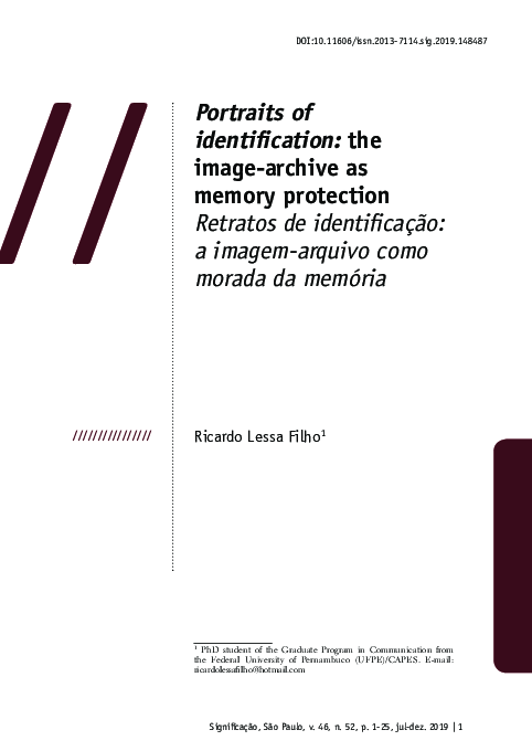 (PDF) Portraits of identification: the image-archive as memory ...
