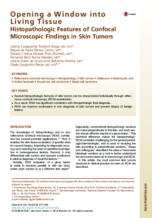 (PDF) Opening a Window into Living Tissue