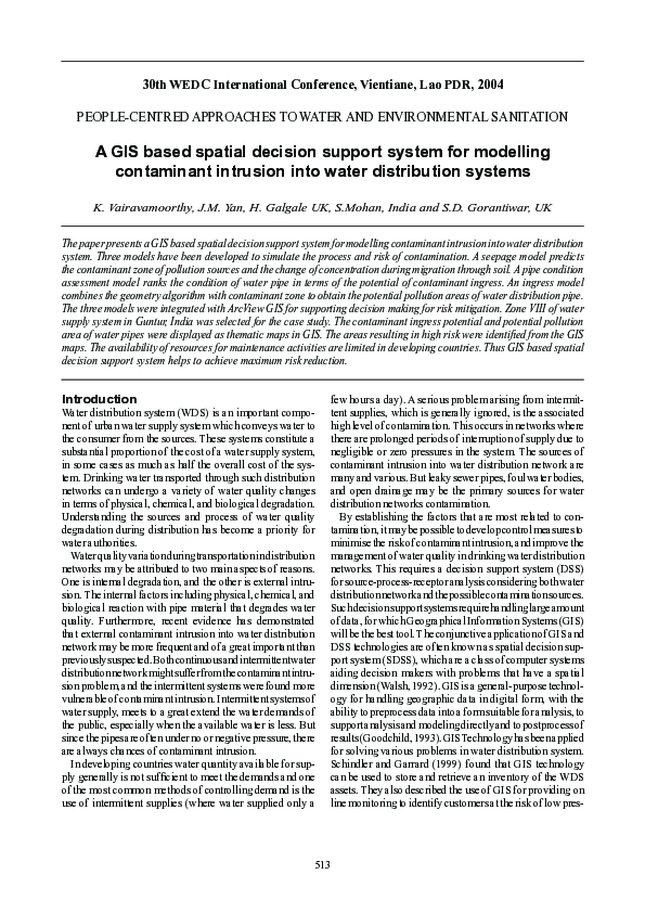 (PDF) A GIS based spatial decision support system for modelling ...