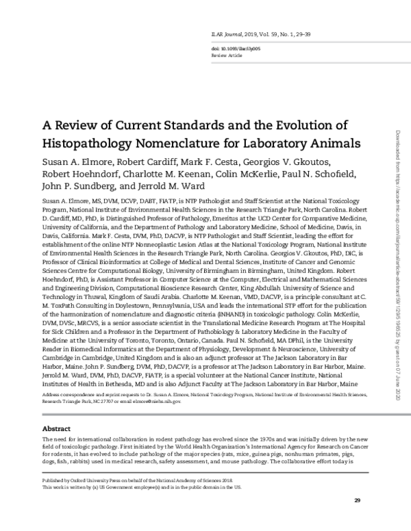 (PDF) A Review of Current Standards and the Evolution of Histopathology ...