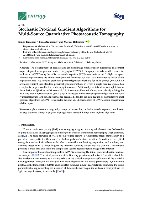 (PDF) Stochastic Proximal Gradient Algorithms for Multi-Source ...