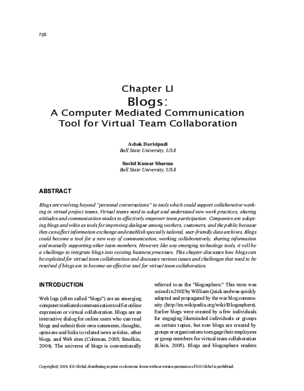 (PDF) Blogs