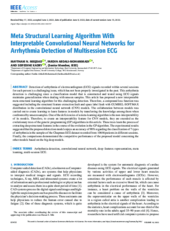 (PDF) Meta Structural Learning Algorithm With Interpretable ...