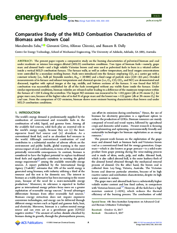 (PDF) Comparative Study of the MILD Combustion Characteristics of ...