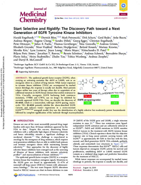 (PDF) Start Selective and Rigidify: The Discovery Path toward a Next ...
